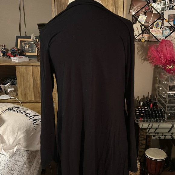 Prospect Blvd Black Lightweight Cardigan - Large - Picture 3 of 4